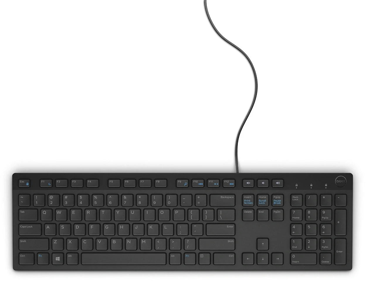 KB216 (Qwerty US) Zwart